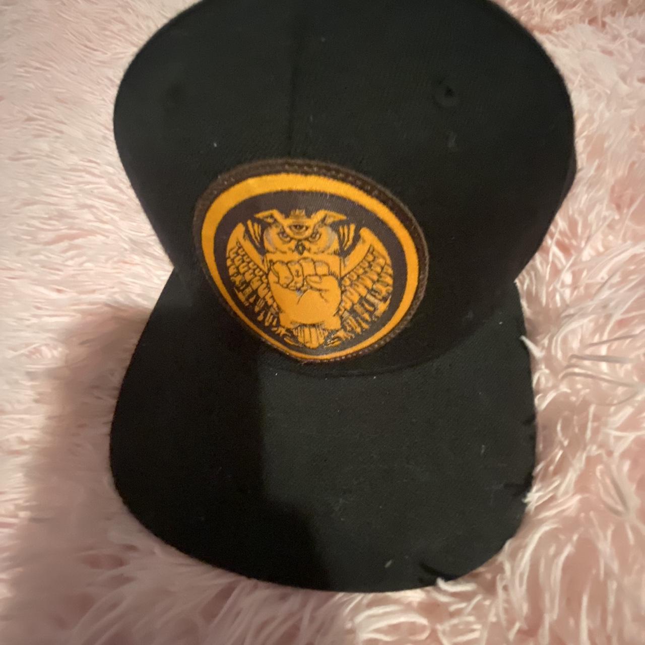 Men’s Black and Green Hat | Depop