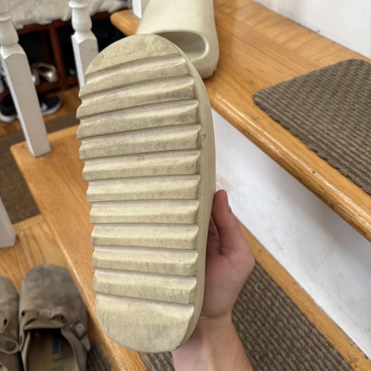 Women's Slides - Cream/Tan - US 7.5 – tan slides … - image 3