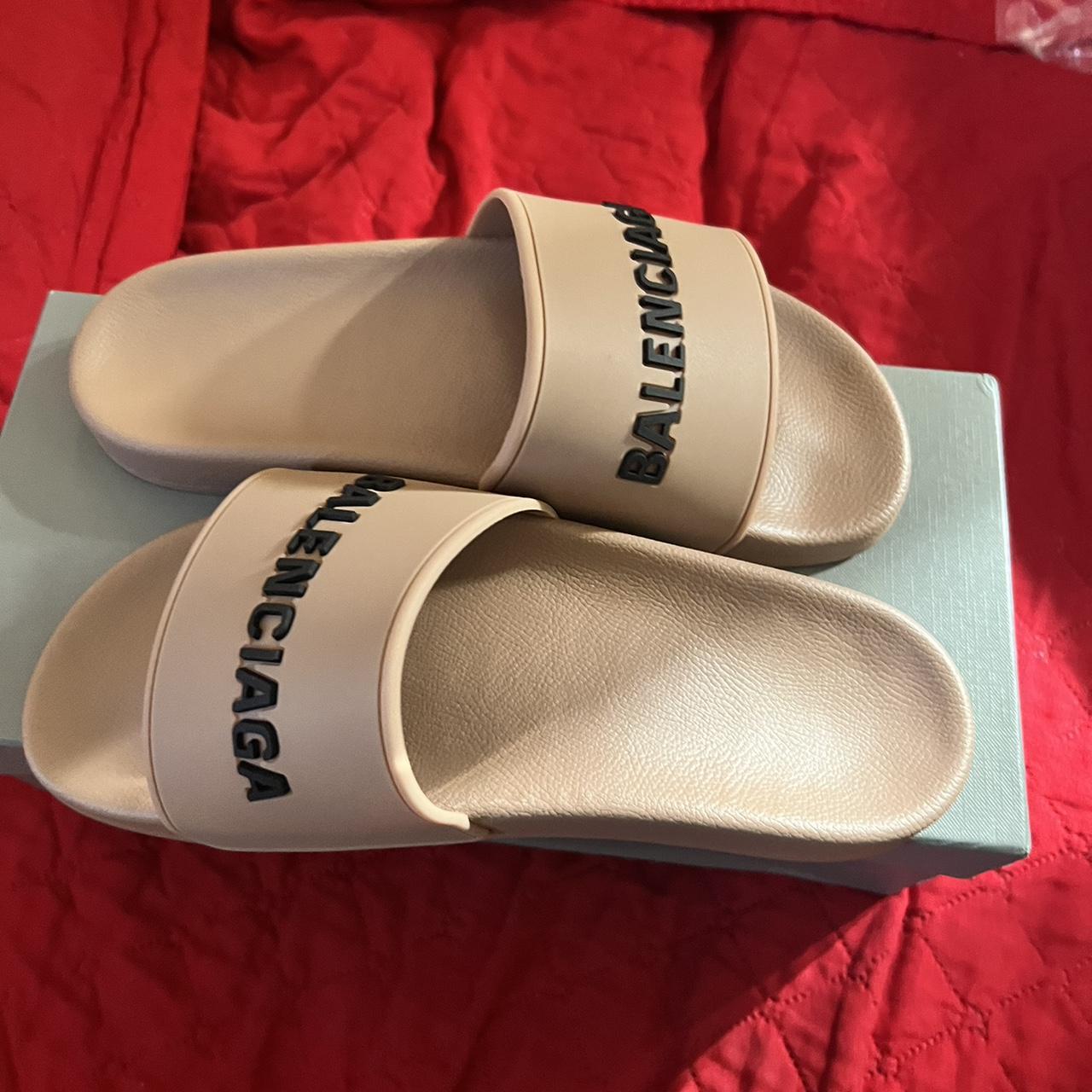 Balenciaga Slides US 9 Open Box Never... Depop