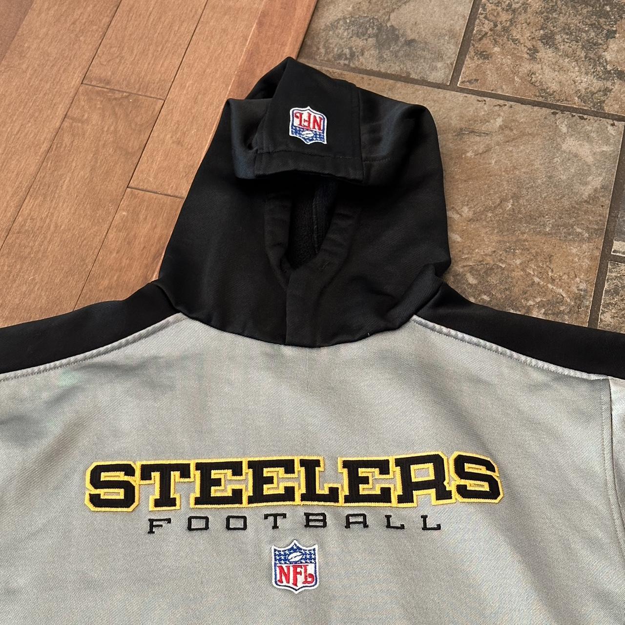 Reebok Mens NFL Football Pittsburgh Steelers Hoodie Hooded