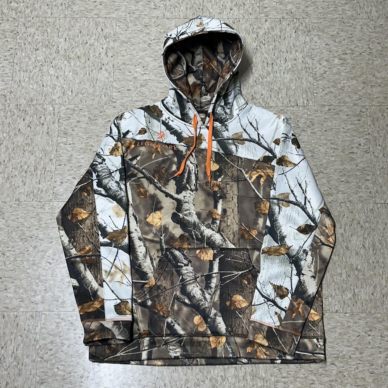 White realtree outlet camo hoodie