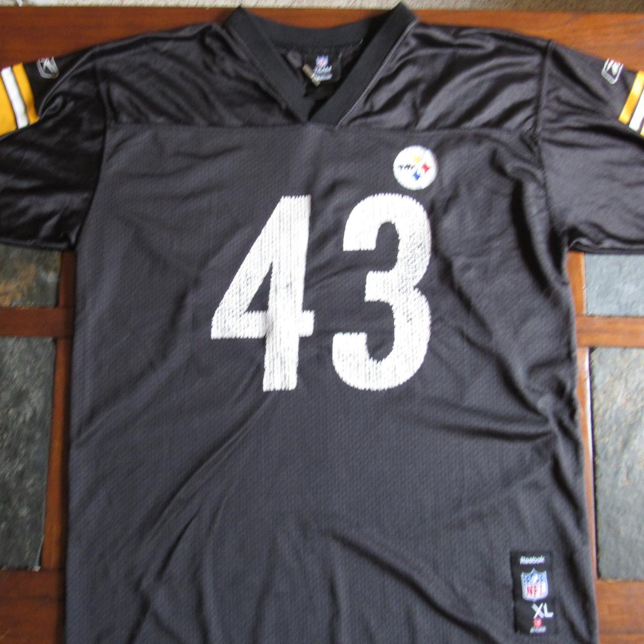 PITTSBURGH STEELERS TROY POLAMALU SIZE YOUTH LARGE - Depop