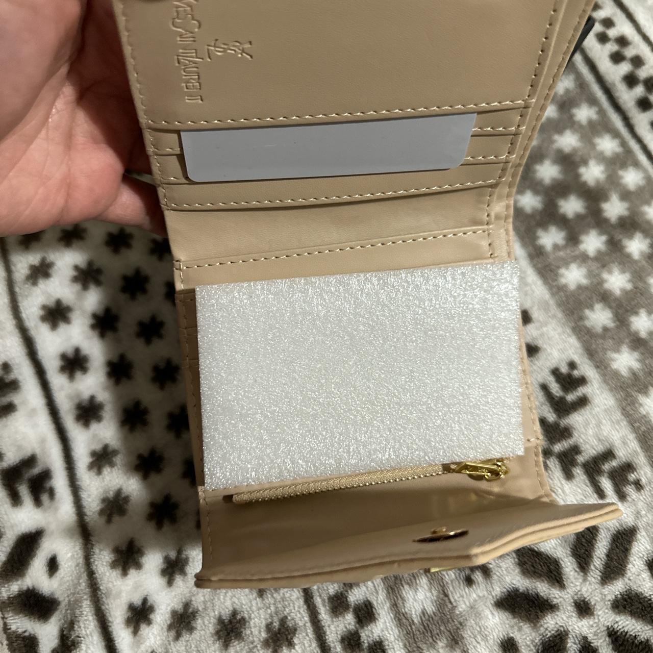 Yves Saint Laurent Women's Tan Wallet-purses | Depop