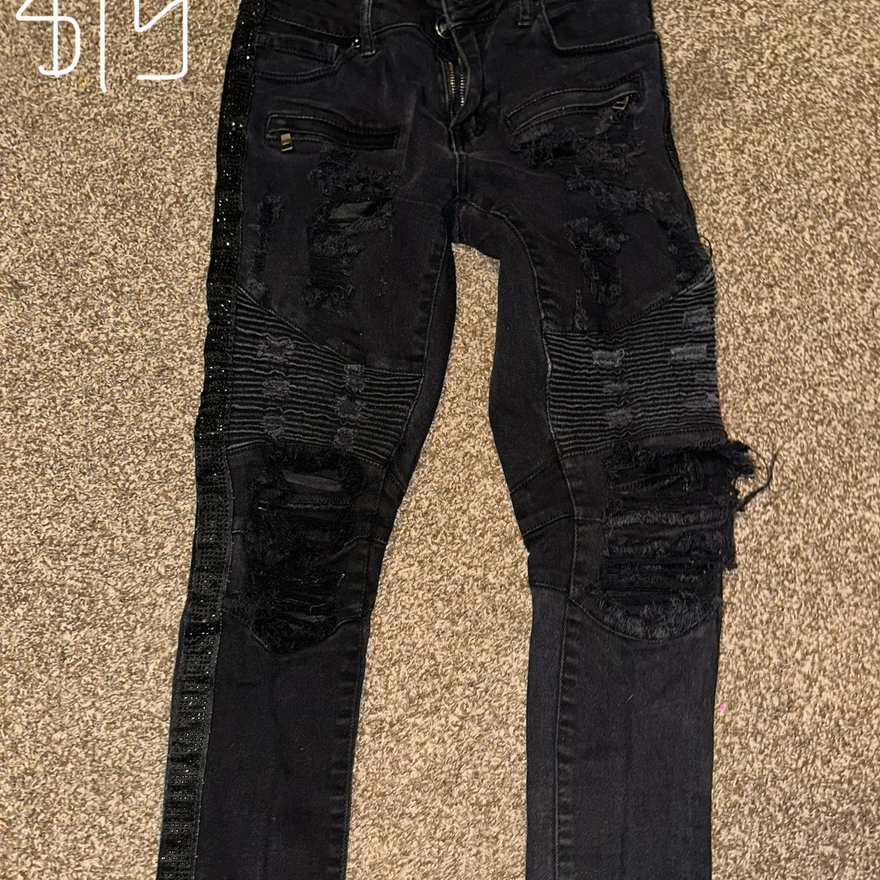 rue 21 premium skinny ripped jeans... - Depop