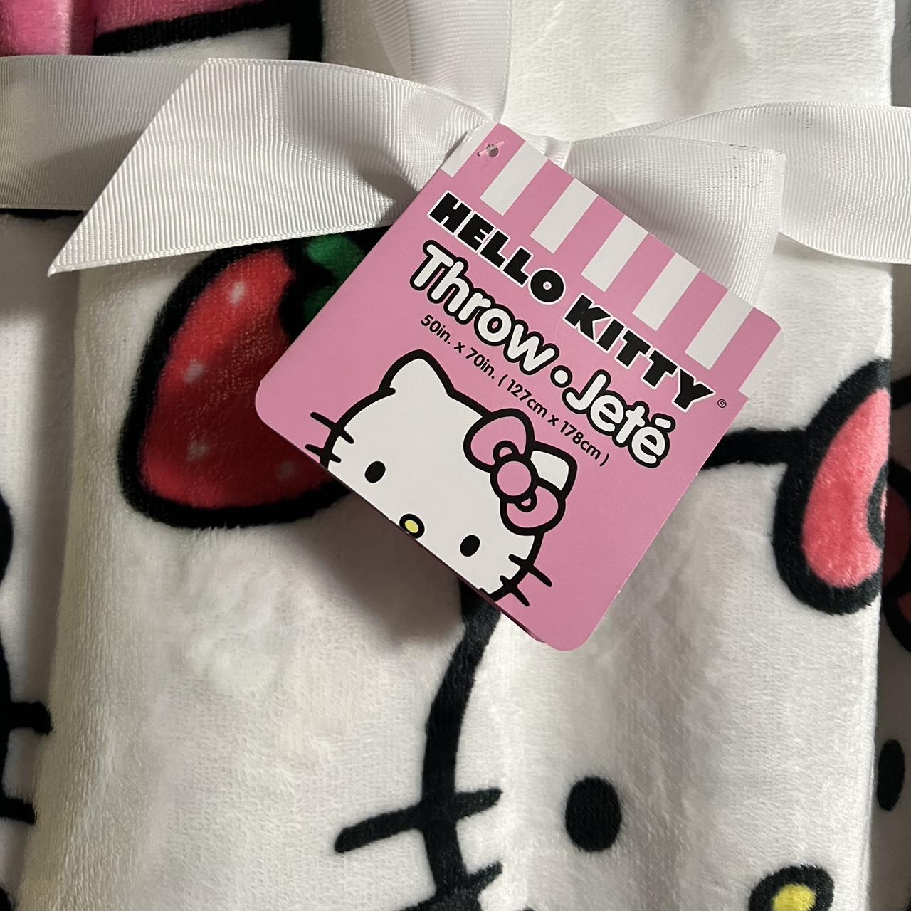 Hello kitty Strawberry Throw Blanket Hello Kitty... - Depop