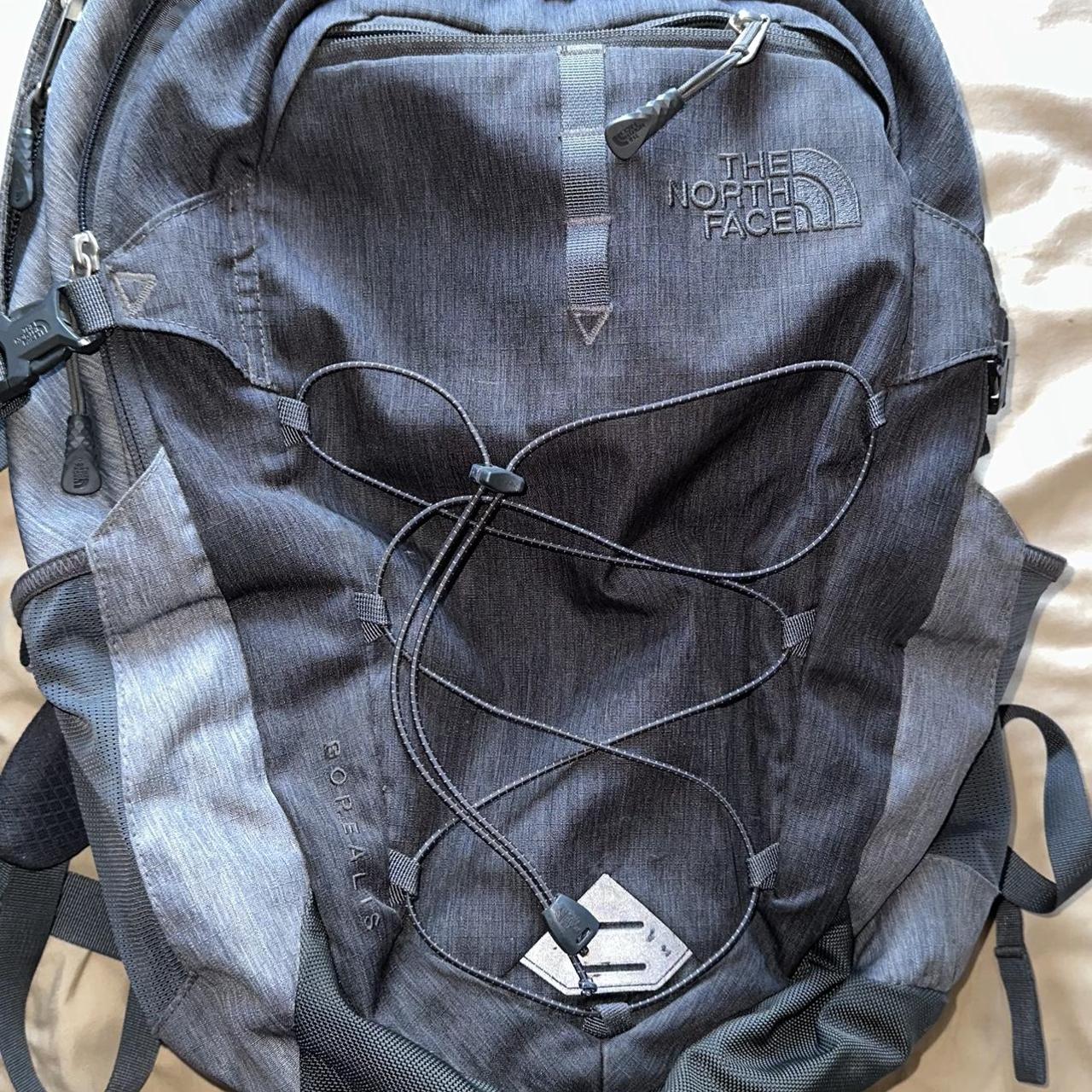 Grey North Face Borealis backpack🎒 Great for... Depop