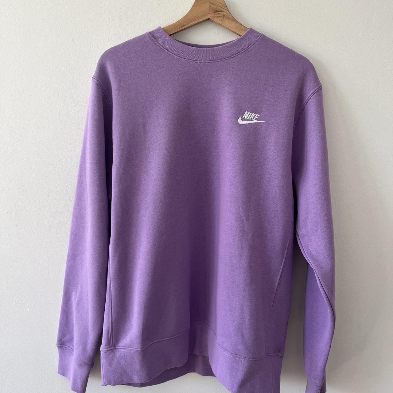 mens nike lavender sweatshirt