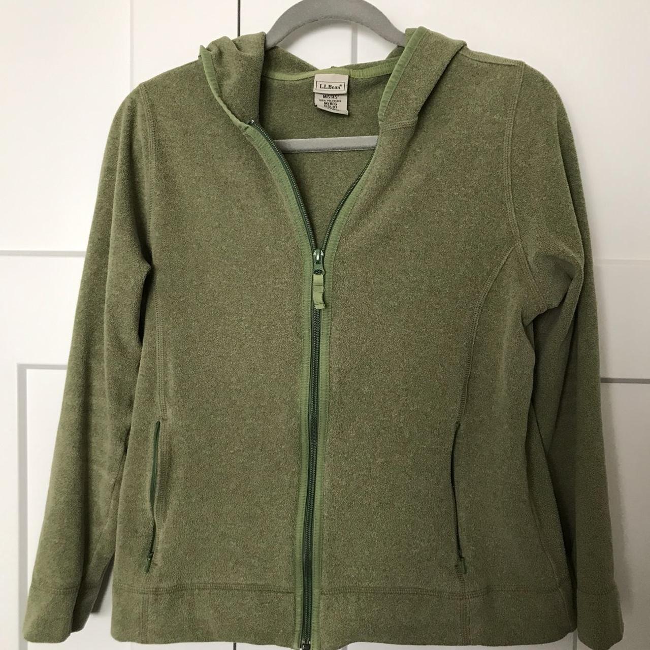 Light weight LL Bean green jacket - Depop