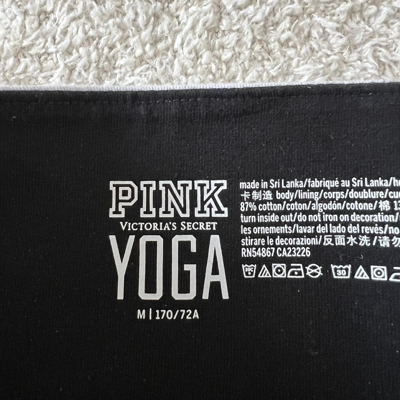 Pink Victoria's Secret Yoga Leggings Women's Size M 170/72A Black