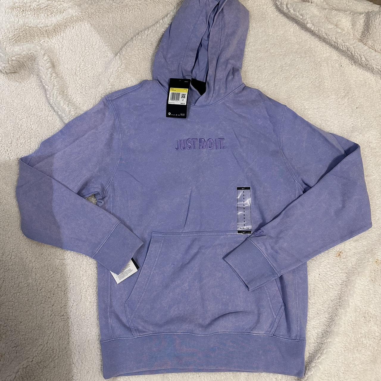 NIKE HOODIE New with tags Washed out lavender color Depop