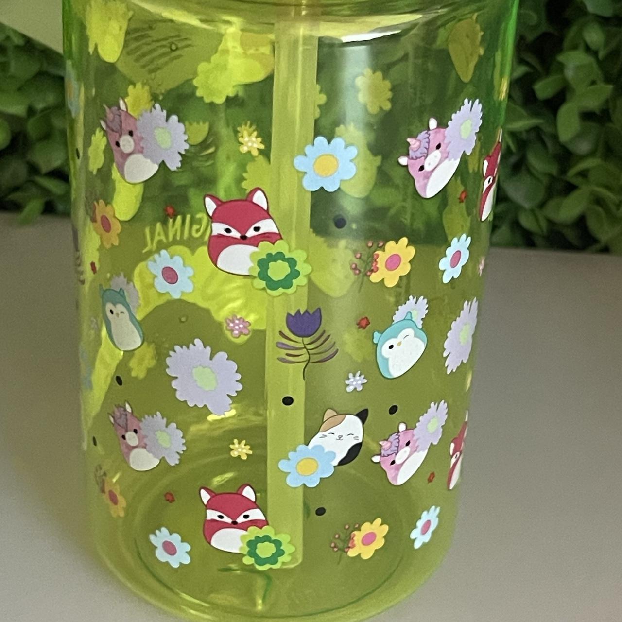 Squishmallow tumbler cup Hand crafted with permanent - Depop