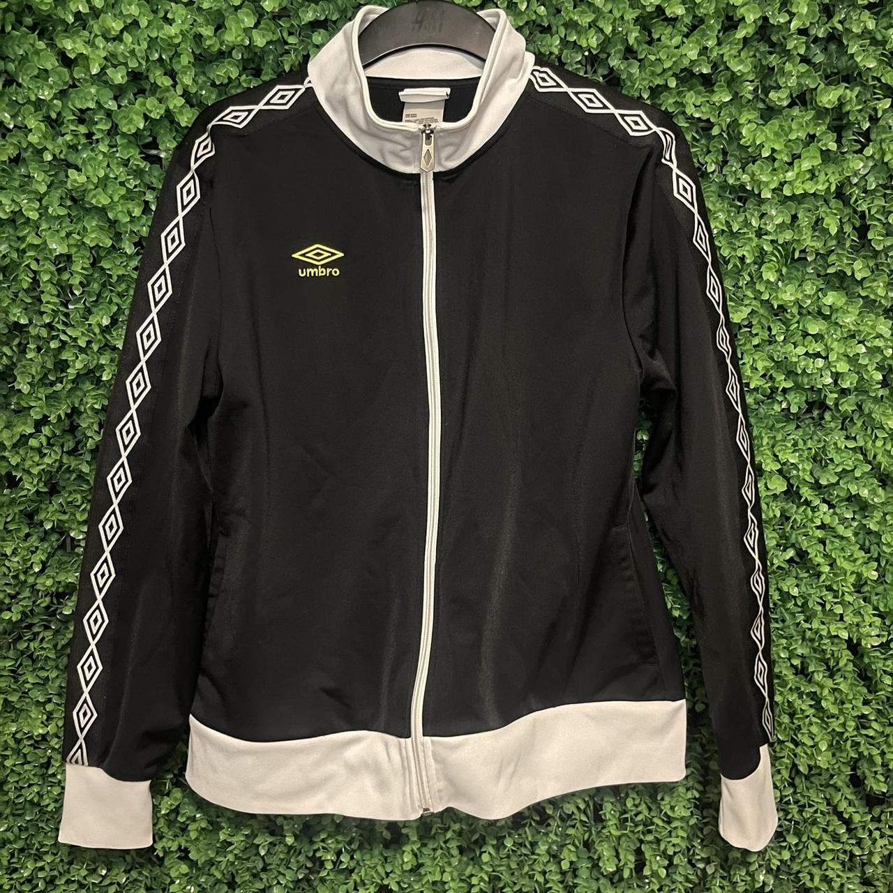 Umbro Double Diamond Track Jacket Black Women Size | Depop