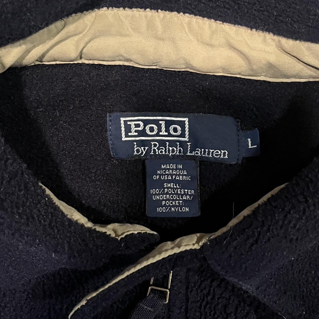 Boxy Cropped Polo Ralph Lauren Fleece Message for... - Depop