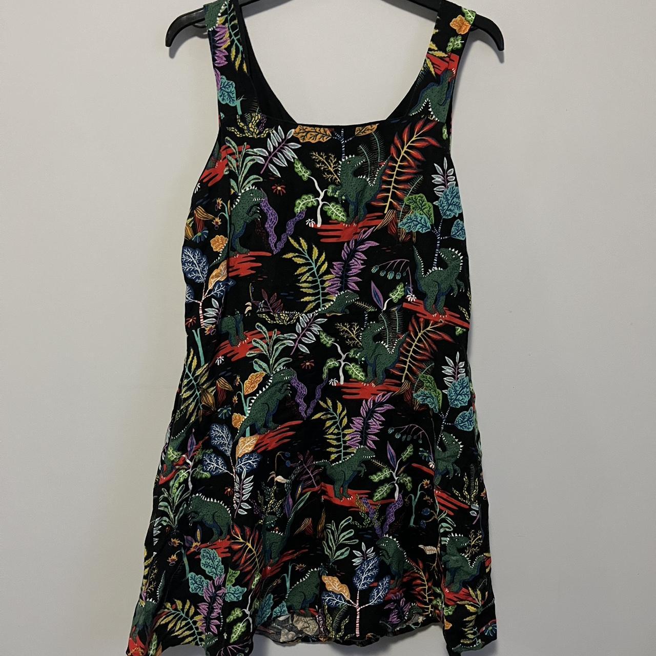 Dangerfield mini dress. Dinosaur print. Size... - Depop