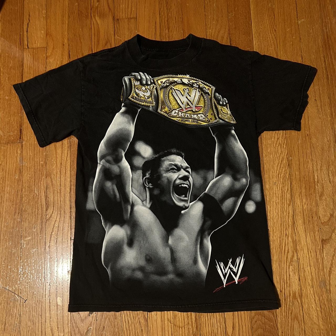 ACTUALLY INSANE super rare wwe tee from 2006!!!!!... - Depop