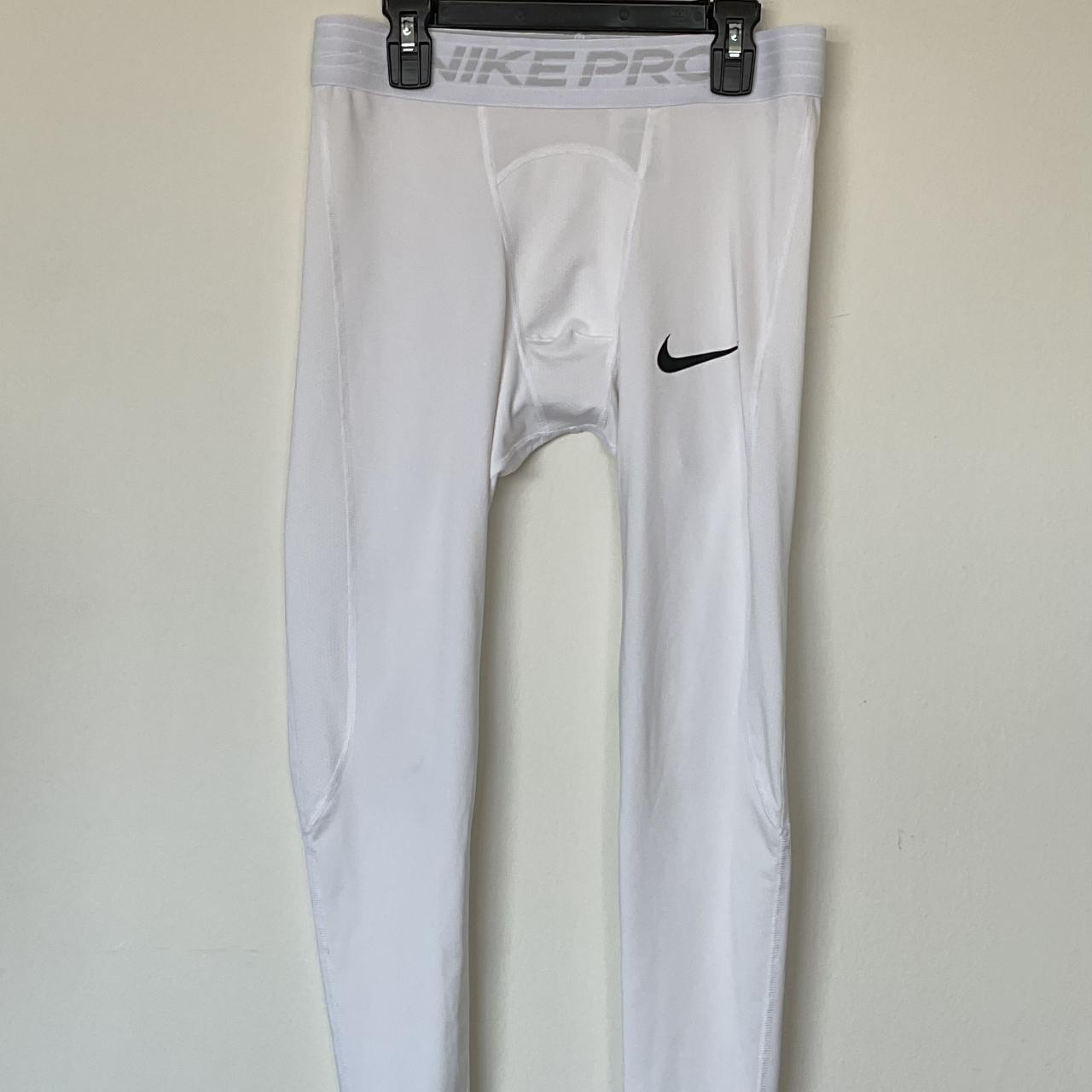 Nike Pro Mens Tight Fit Compression Tights Heather - Depop