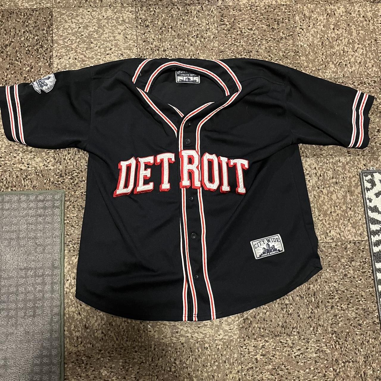 Detroit Tigers Y2K MBL Baseball Jersey Athletic Gear - Depop