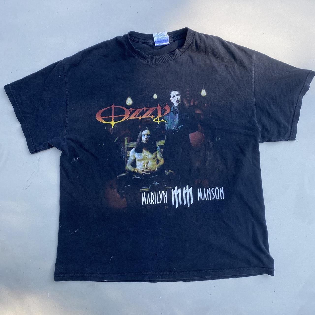 Ozzfest 2024 Ozzy + Marilyn Manson concert tour tshirt