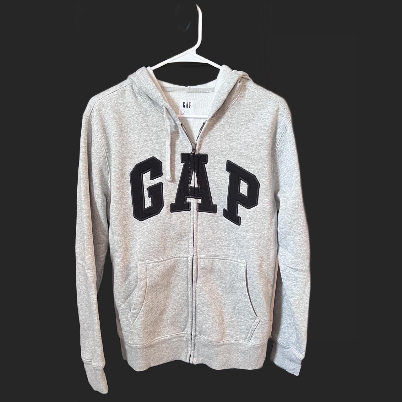 Gap Factory Men's Grey and Black Jacket | Depop