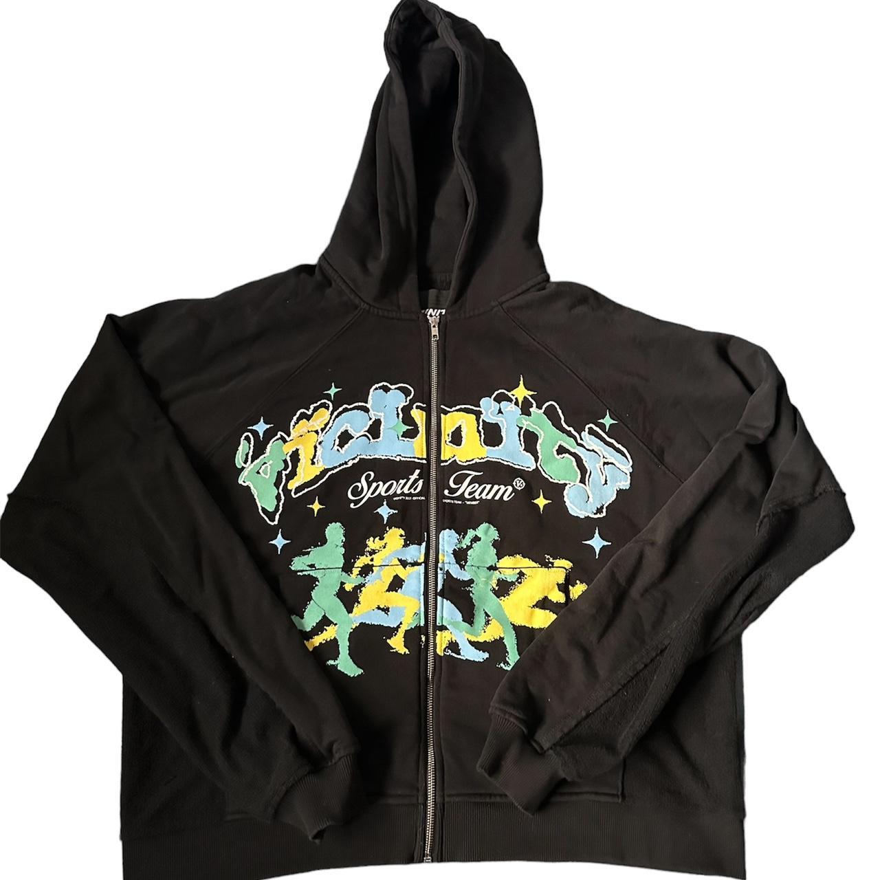 Vicinity Graphic Zip Up Hoodie Unisex sizing,... Depop
