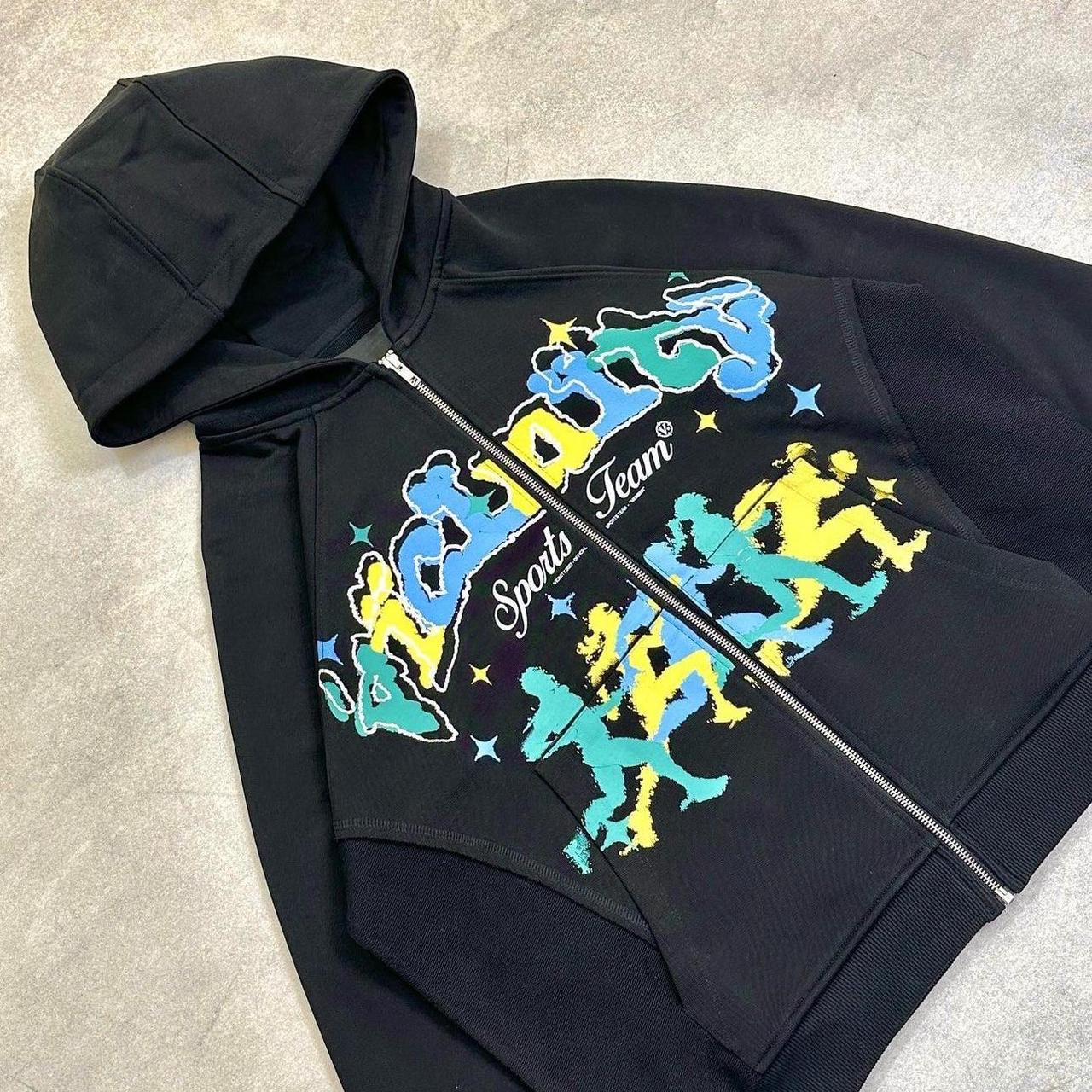 Vicinity Graphic Zip Up Hoodie Unisex sizing,... Depop