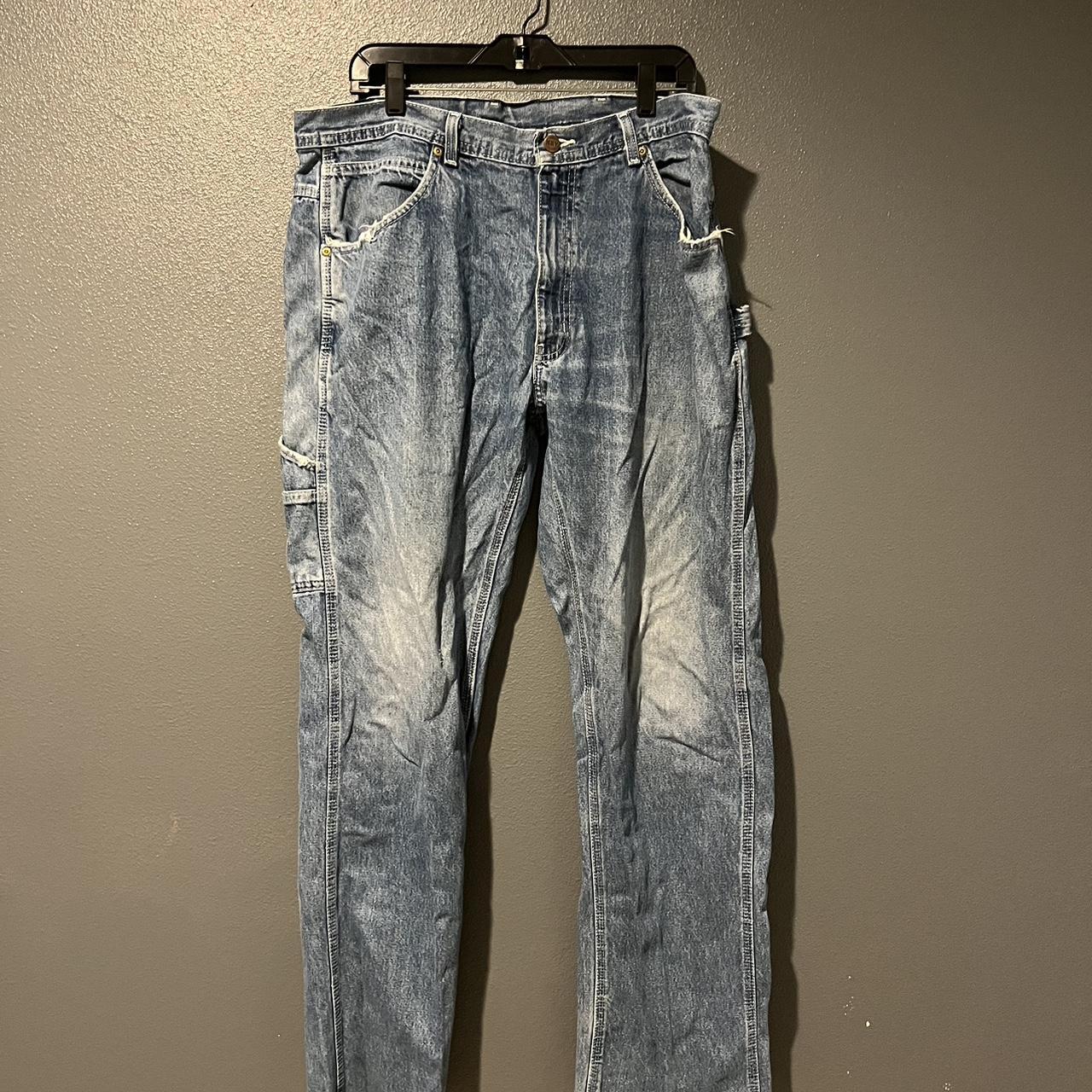 KEY Blue Jeans **Small hole in the back** 36x34 Depop