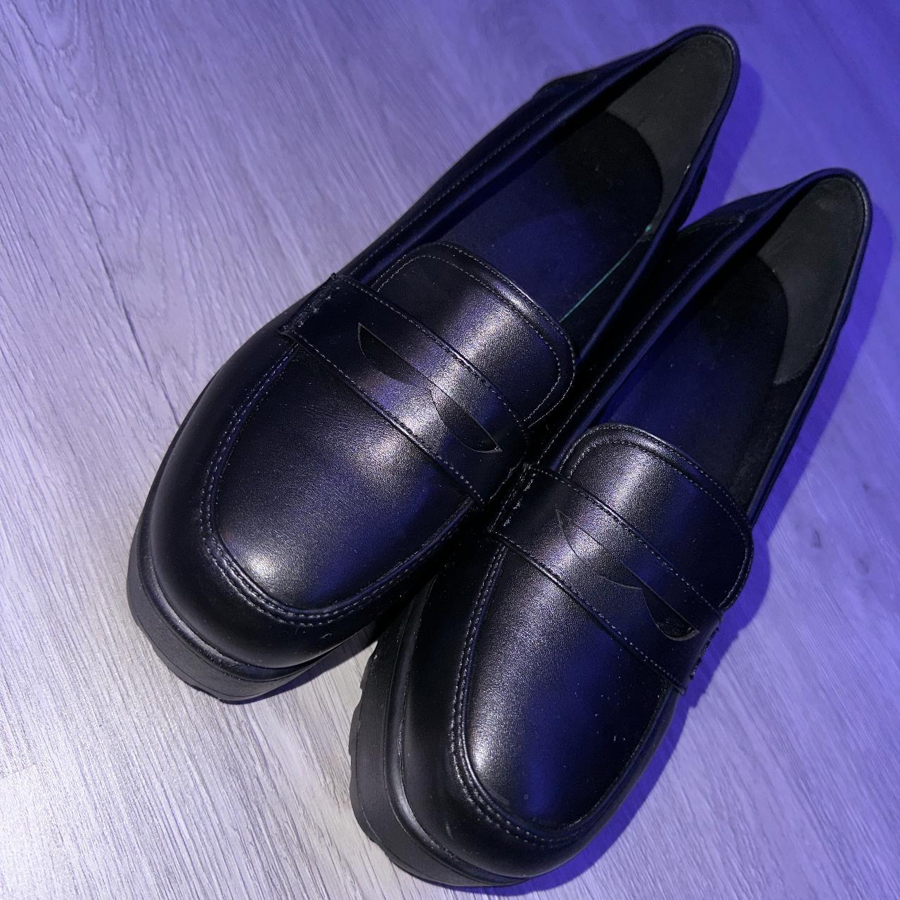 Koi Footwear Women's Black Loafers | Depop