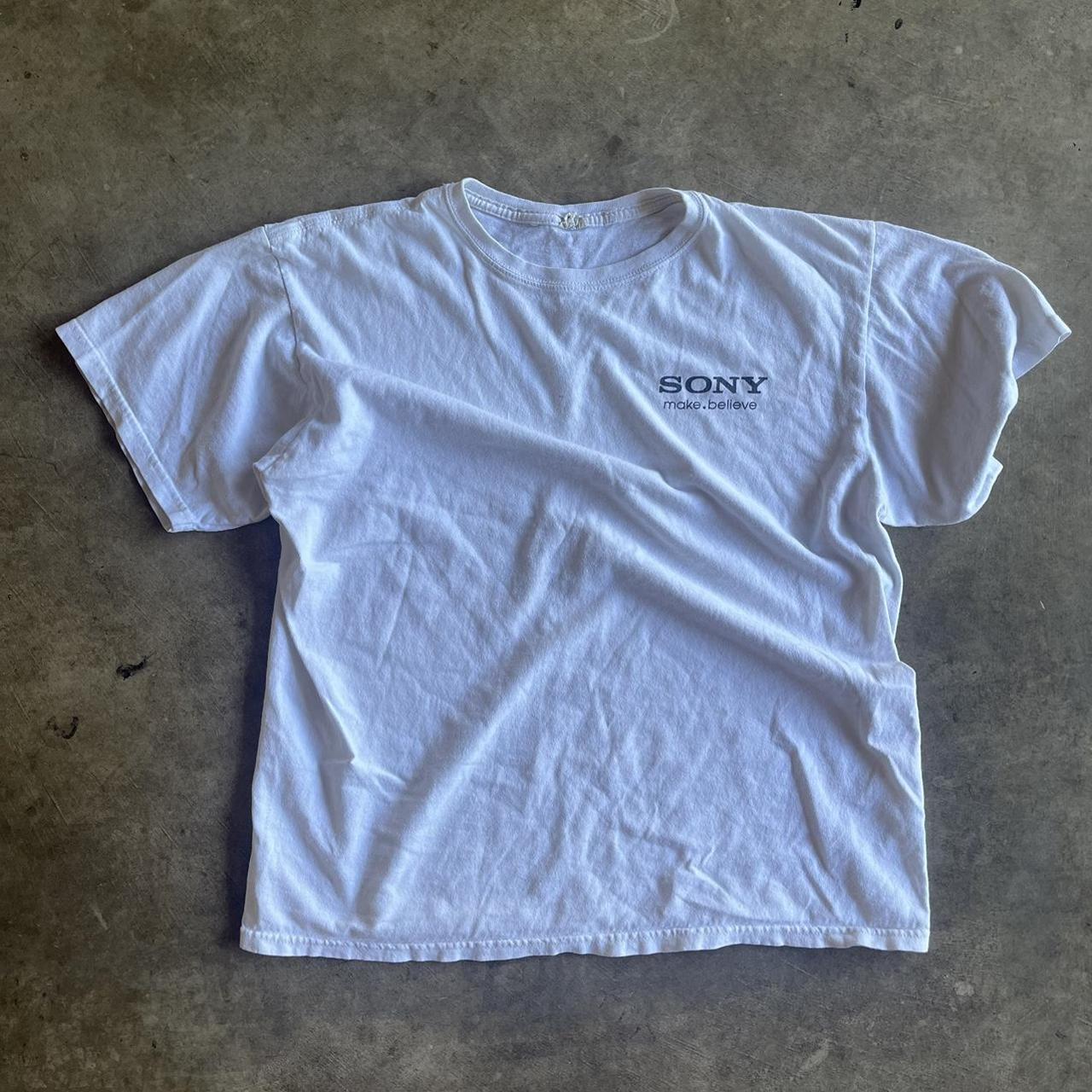 vintage Sony tee large fits like medium - Depop