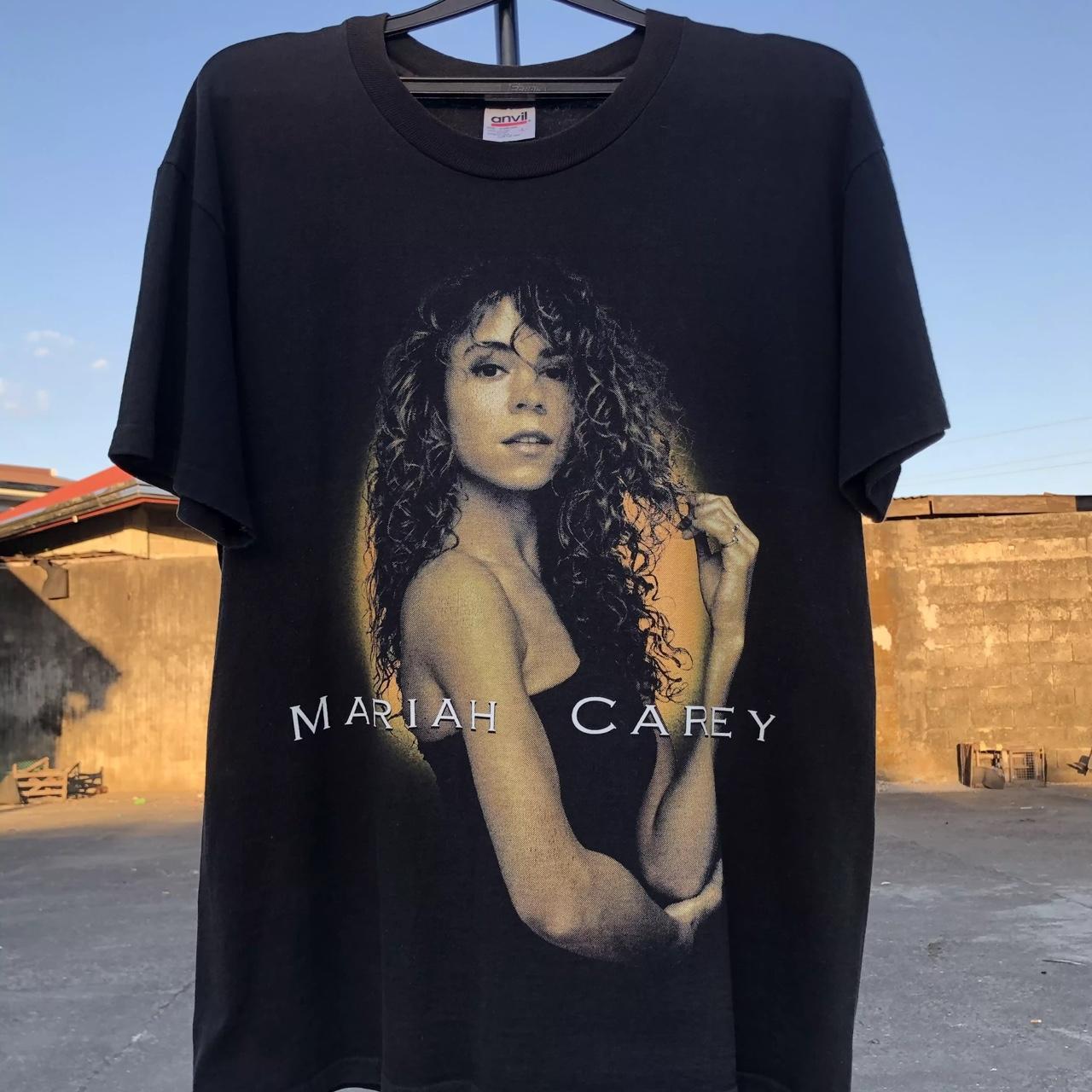 Vintage 1990 Mariah Carey Debut Shirt Love Takes | Depop