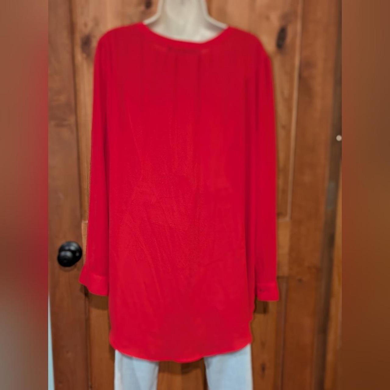 Apt. 9 Women's Blouse - Red - XL – Apt. 9 Vibrant… - image 3