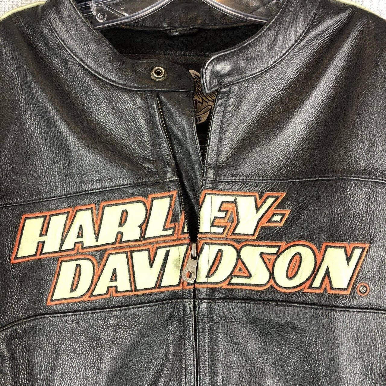 Harley Davidson Men TORQUE Leather Jacket Racing... - Depop