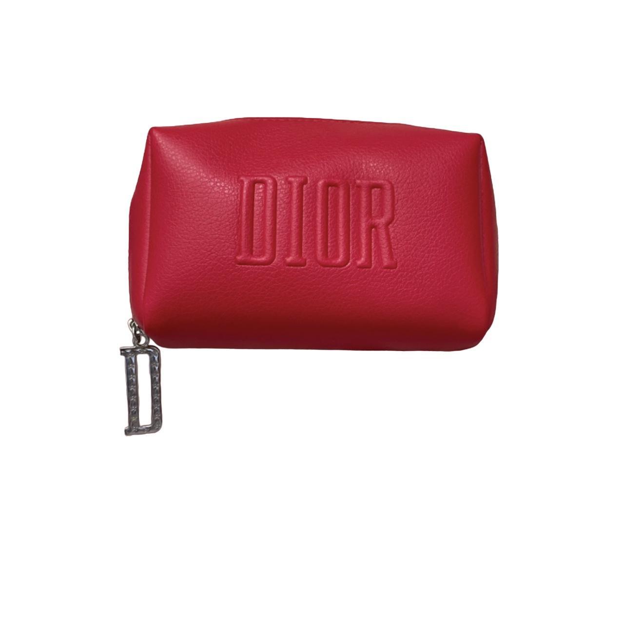 DIOR Red Mini Makeup Bag Trousse Pouch