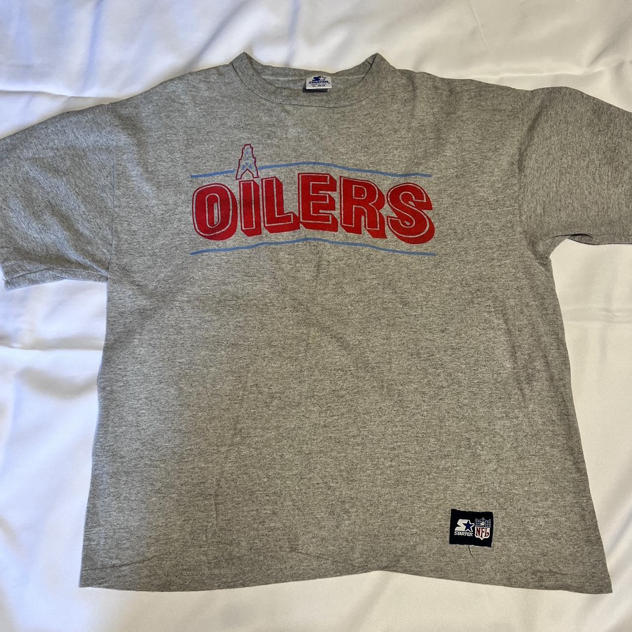 Vintage Houston Oilers Shirt Size: Large fits - Depop