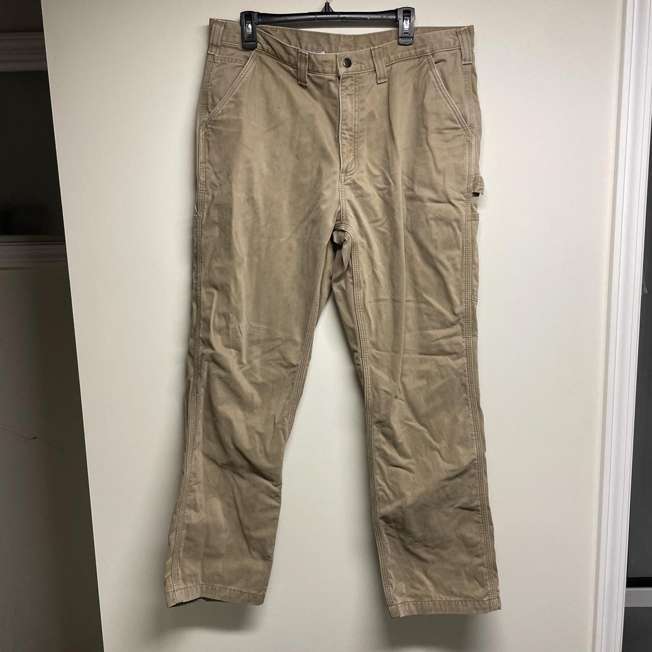 Carhartt flannel lined on sale pants