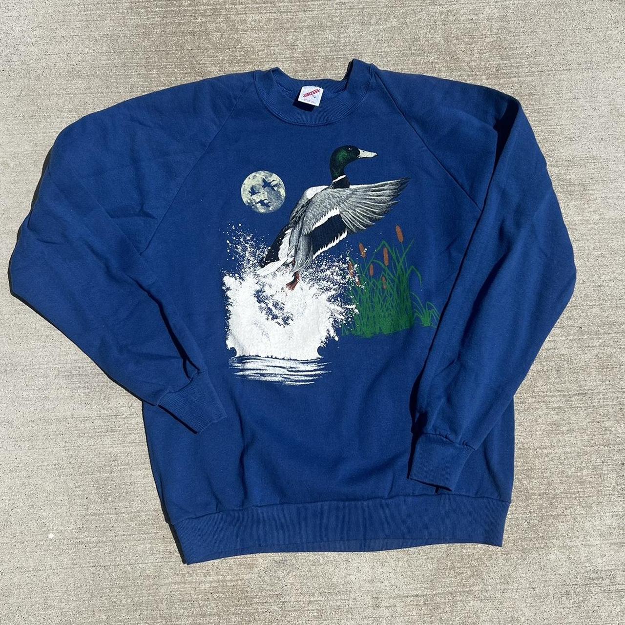 Vintage Northern Reflections Ducks Crewneck Sweatshirt Print Logo