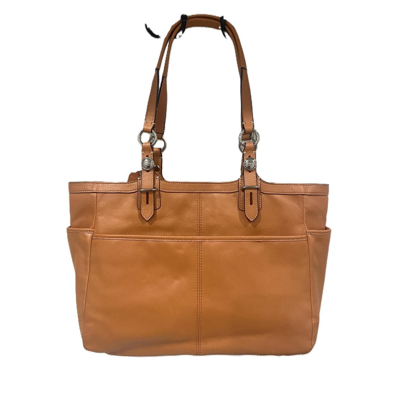 Ladies orange leather Coach Bag. hotsell