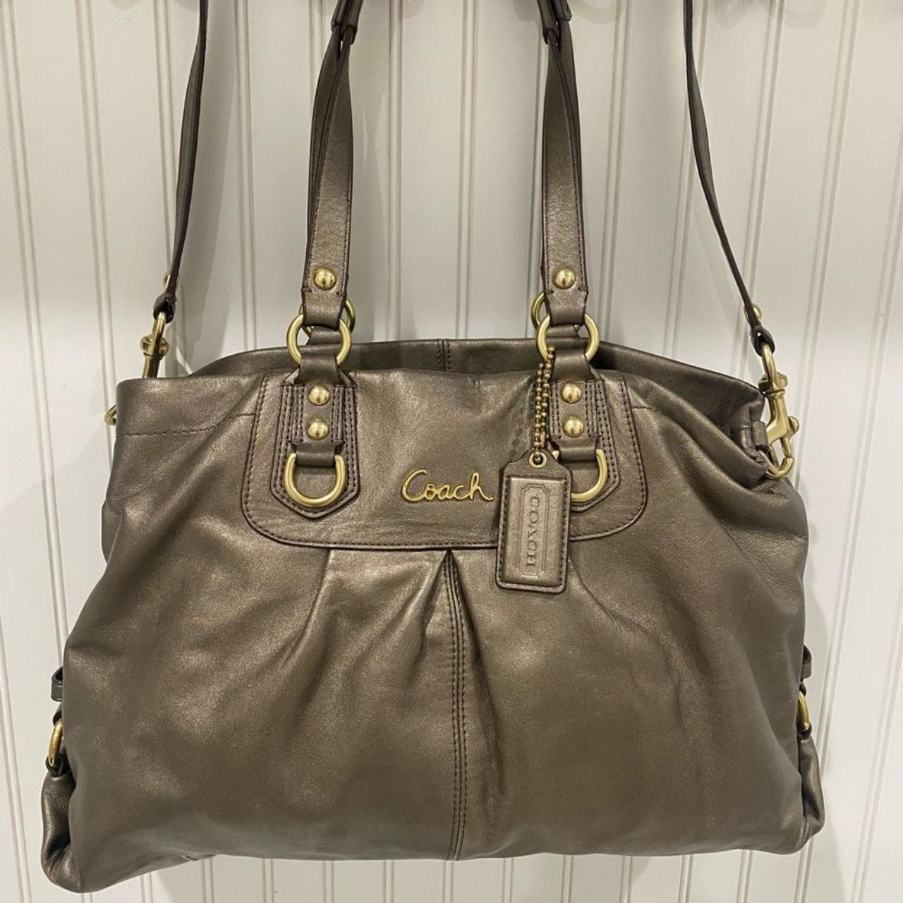 Coach Metallic Bronze Handbag newest