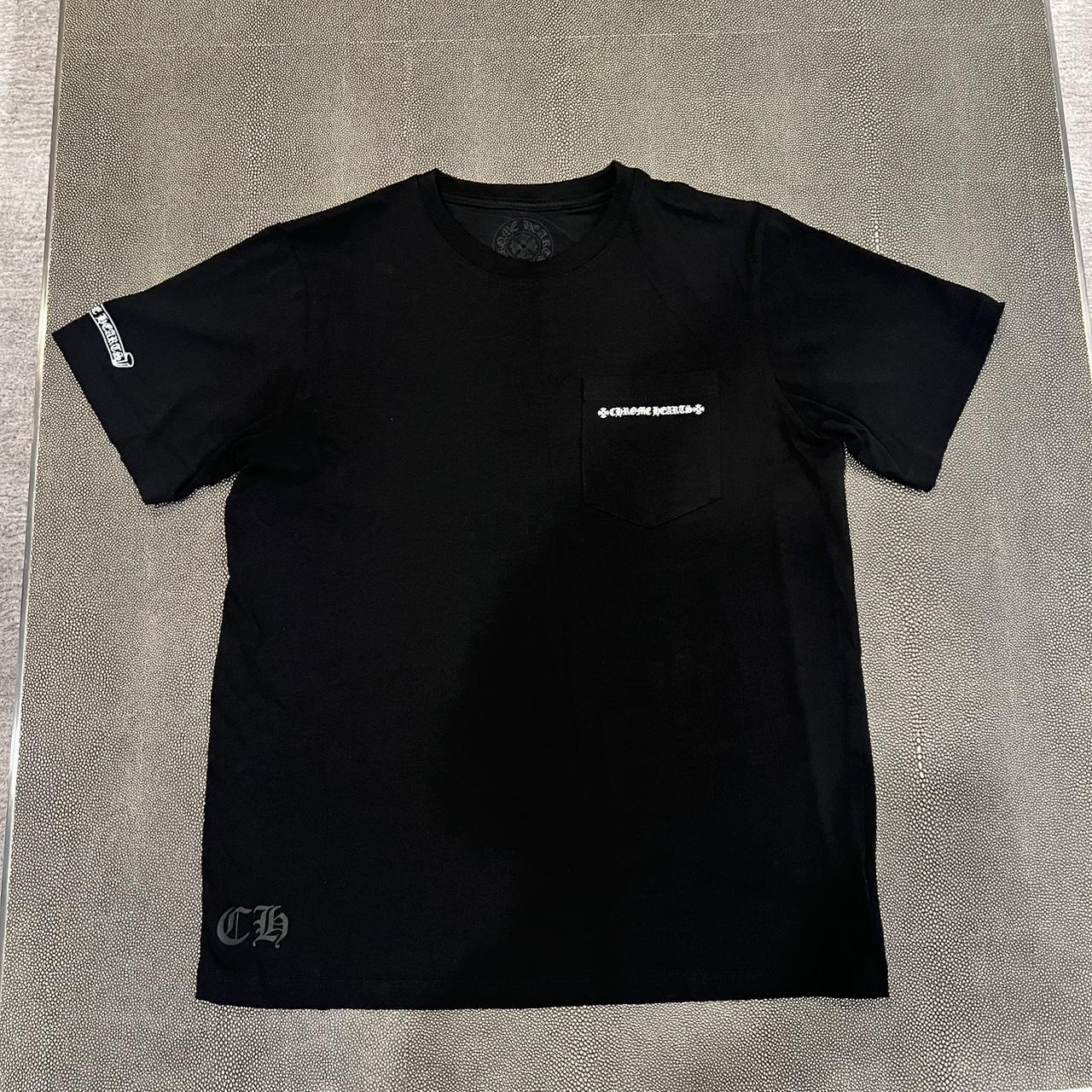 Chrome Hearts Cross Pocket Tee Tshirt Brand : Chrome - Depop