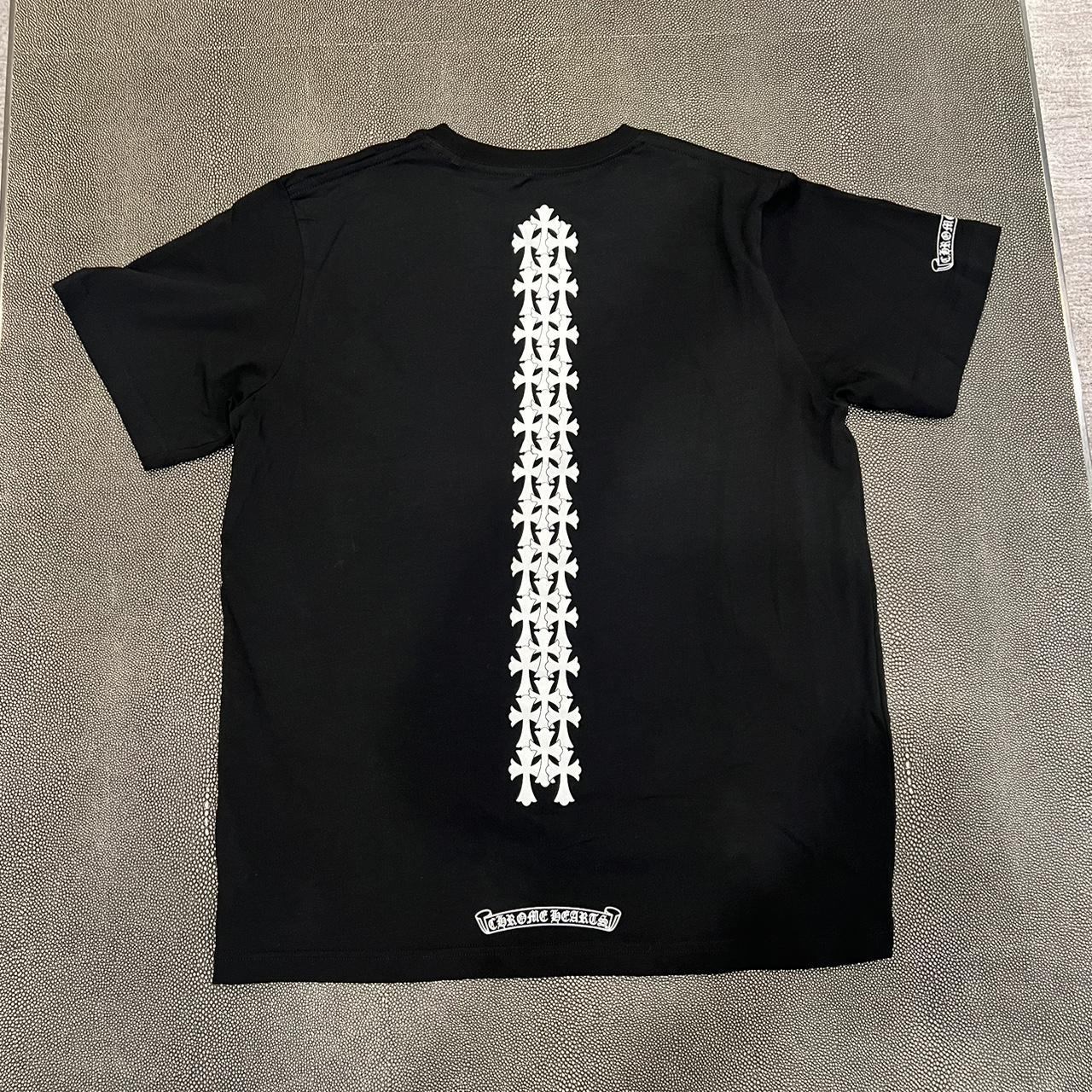 Chrome orders Hearts Cemetery Cross Tire Tracks T-shirt (Black)