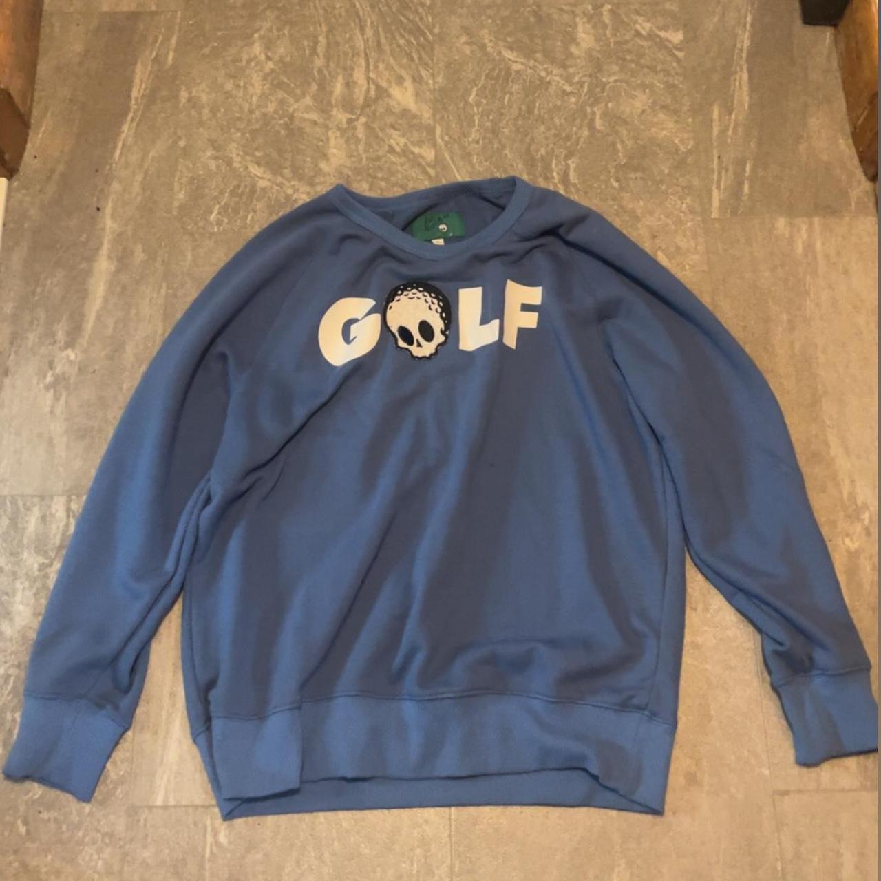 GOLFWANG Safari Sweater - Blue Size: XL Brand new DS | Depop
