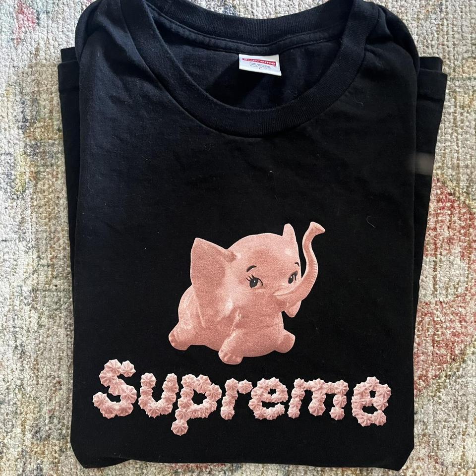 Supreme elephant 2024 tee pink