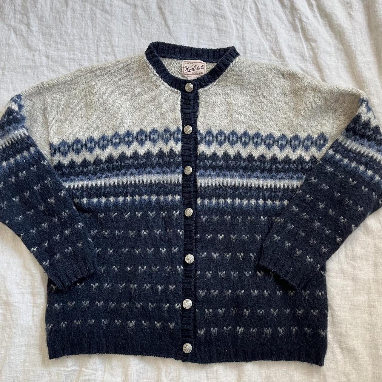 stunning Woolrich made in USA Nordic style button up... - Depop