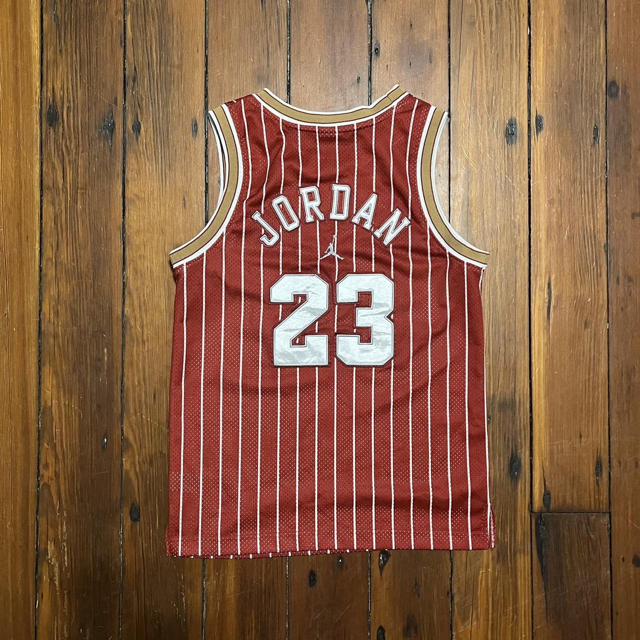 michael jordan black pinstripe jersey