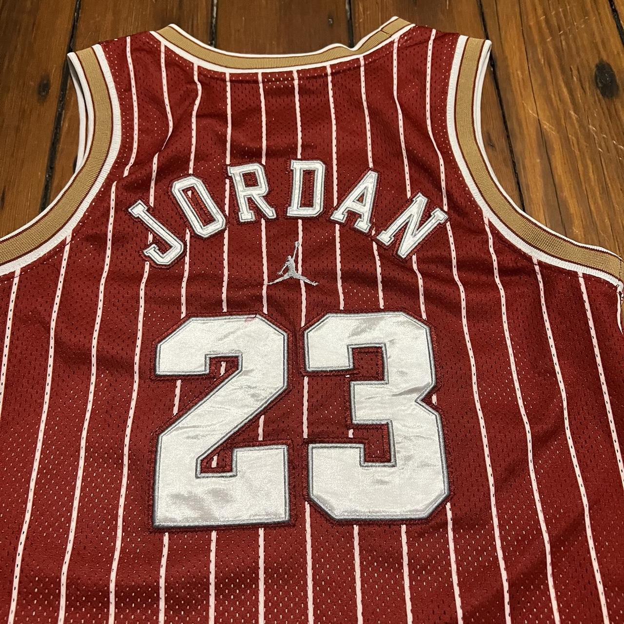michael jordan black pinstripe jersey
