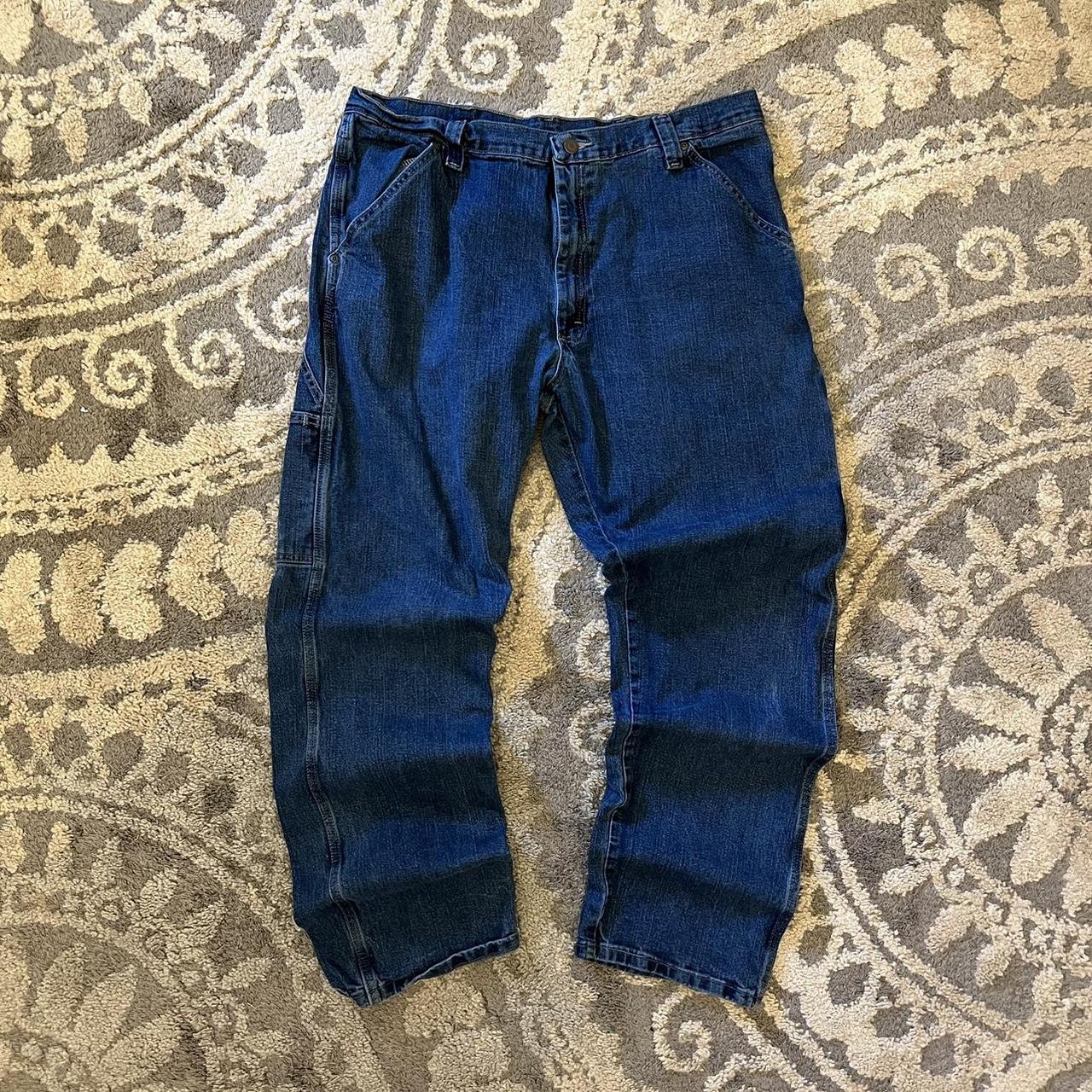 Men’s Vintage Wrangler Carpenter Cargo Jeans Size:... - Depop