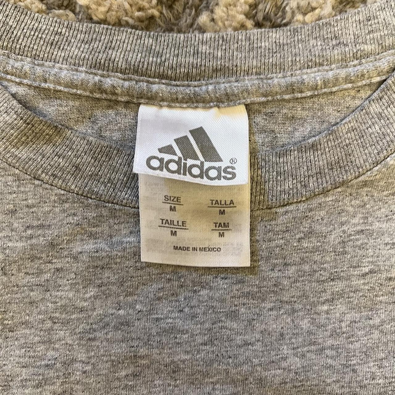 Men’s Grey Y2K Adidas Shirt Size: M Condition:... - Depop