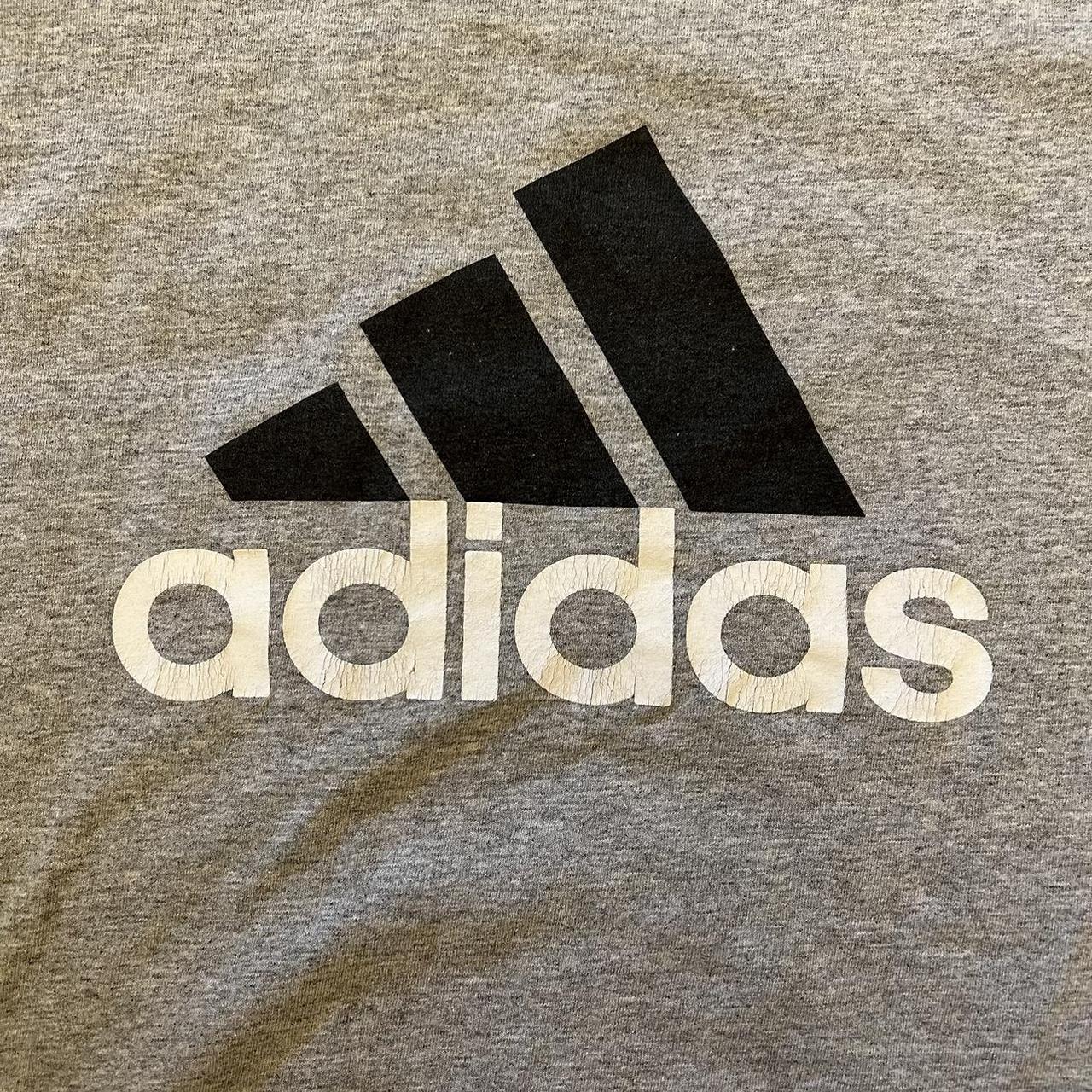 Men’s Grey Y2K Adidas Shirt Size: M Condition:... - Depop