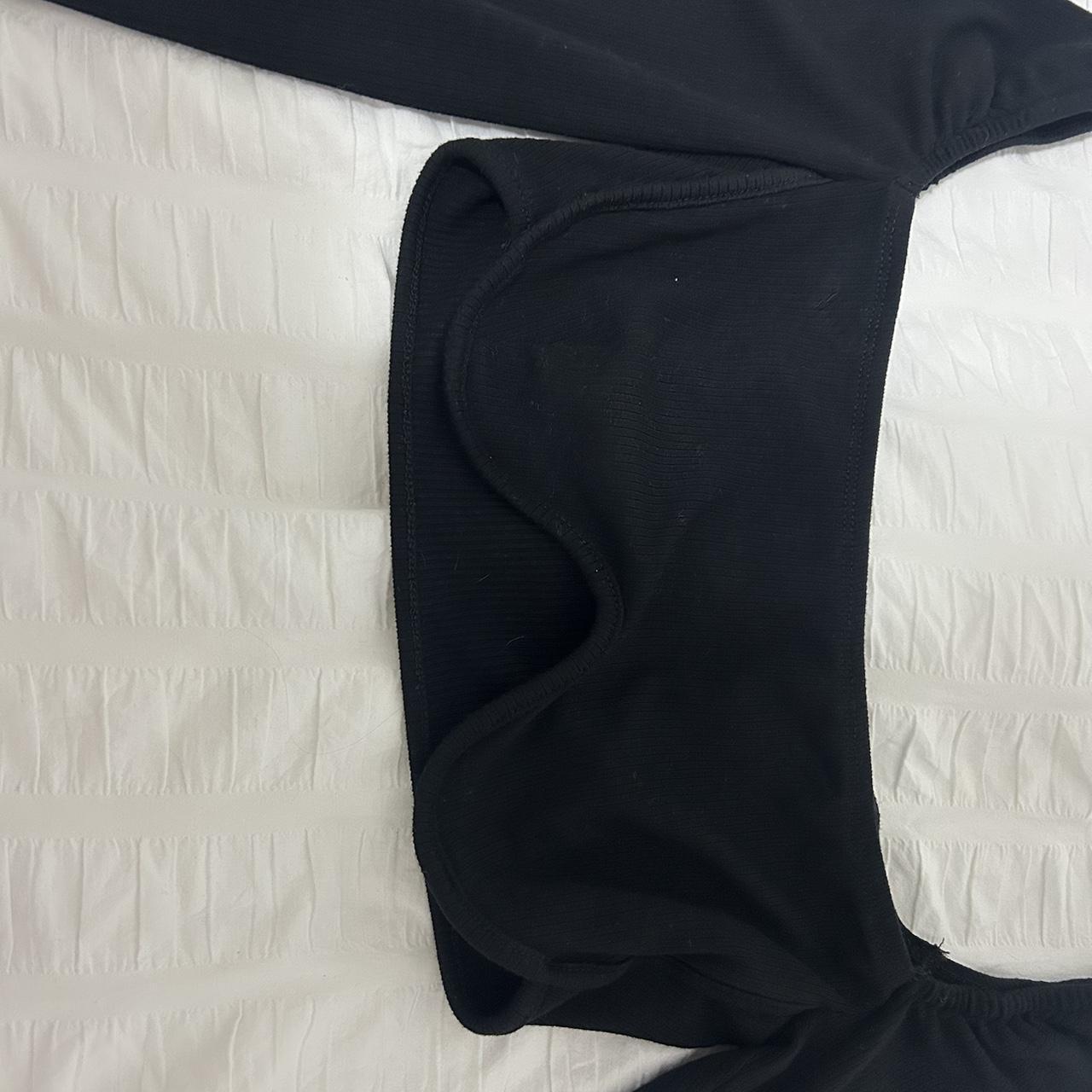 Shien Long sleeve black cropped top - Never worn -... - Depop