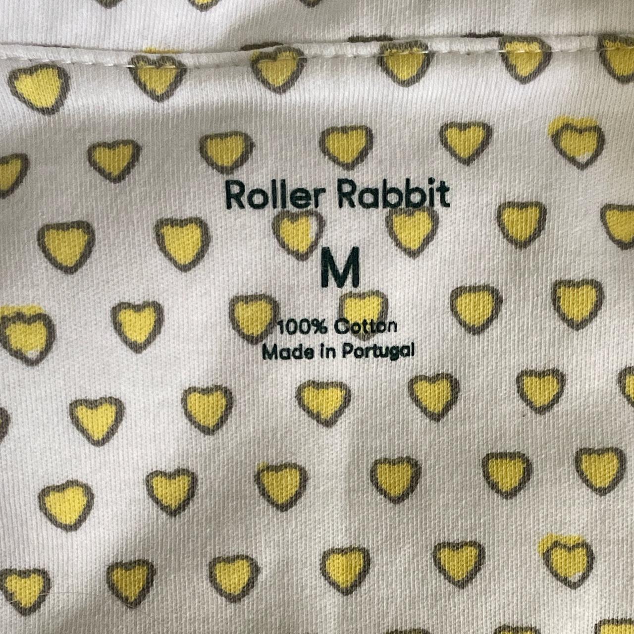 Roller Rabbit Yellow hearts pj shirt So so so... - Depop