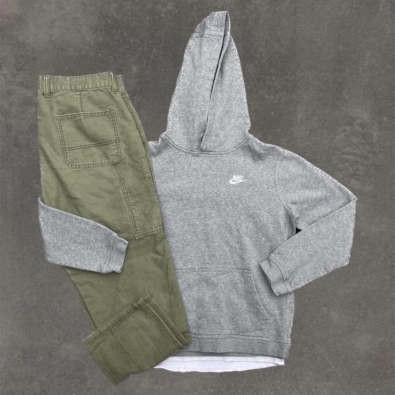 junior grey nike hoodie